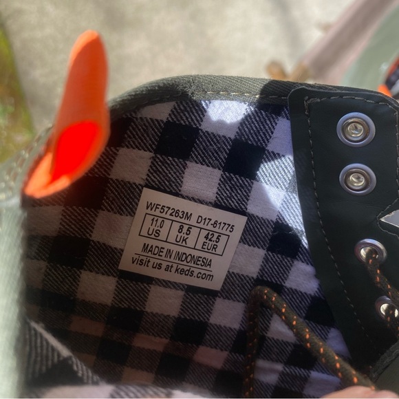 Keds Scout Splash Green Lace Up Rain Boots - Picture 5 of 6